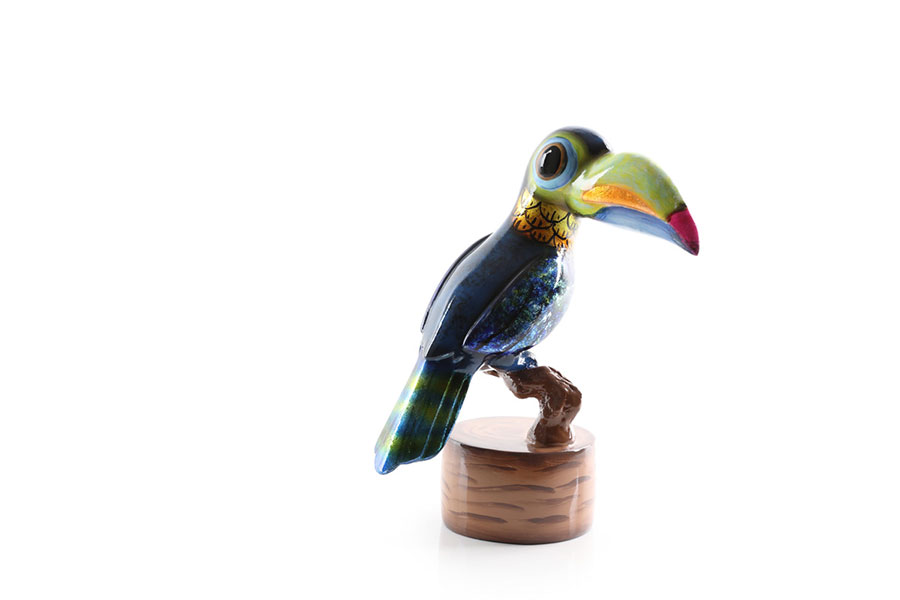 TOUCAN FIGURINE