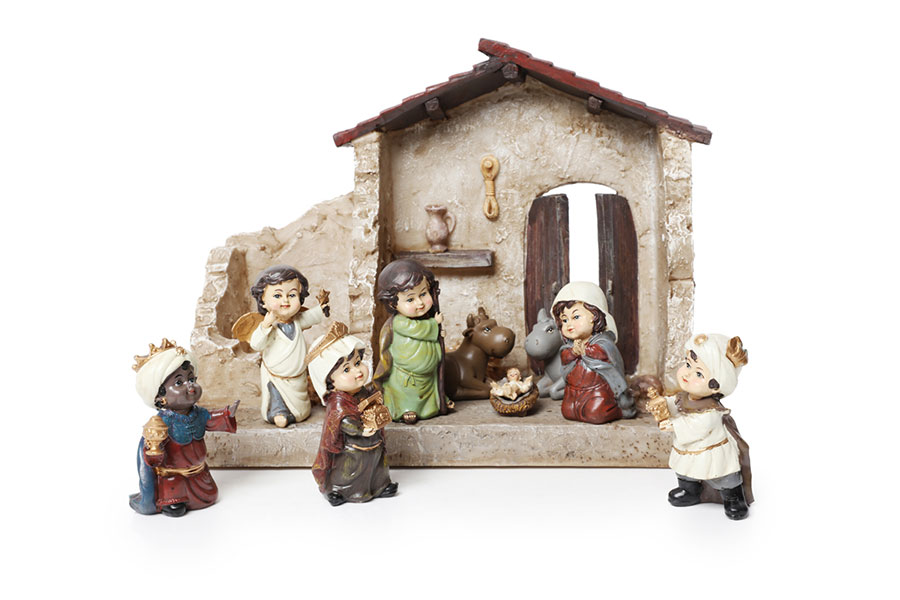 NATIVITY SET+LED