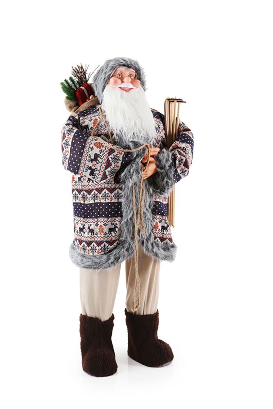 SKIER SANTA CLAUS